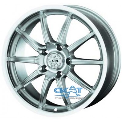 Rial Monza 7x15 5x110 ET40 DIA72,6 (silver)