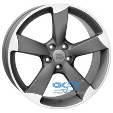 WSP Italy Audi (W567) Giasone 8x18 5x112 ET47 DIA66,6 (matt gun metal Polished)