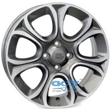 WSP Italy Fiat (W163) Evo 6x16 4x100 ET45 DIA56,6 (anthracite polished)