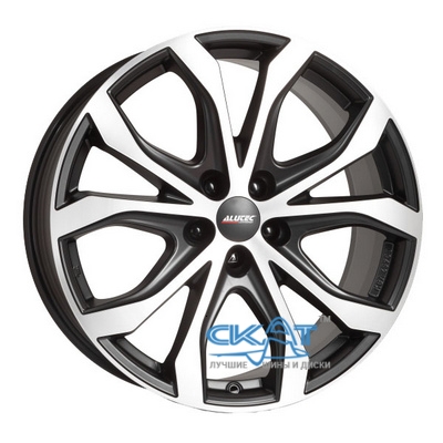 Alutec W10 8x18 5x120 ET53 DIA65,1 (racing black front polished)