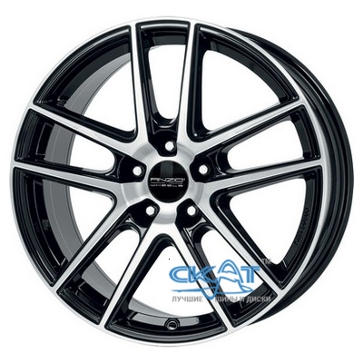 Anzio Split 8x18 5x112 ET35 DIA (black polished)
