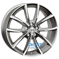 Autec Astana 7x17 5x100 ET51 DIA57,1 (titan silver polished)