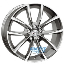 Autec Astana 7x17 5x100 ET51 DIA57,1 (titan silver polished)