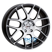Autec Hexano 7,5x17 5x120 ET37 DIA70,1 (matt black polished)