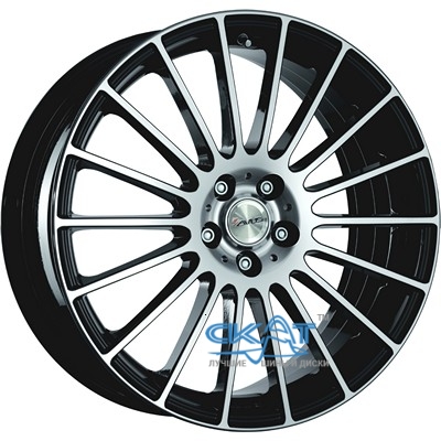 Avus AC-M03 7x17 4x98 ET38 DIA73,1 (black polished)