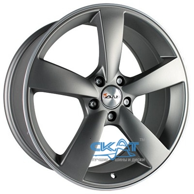 Avus AF10 10x21 5x112 ET18 DIA66,6 (matt anthracite polished)