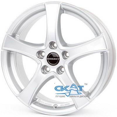 Borbet F2 7,5x18 5x114,3 ET45 DIA60,1 (brilliant silver)