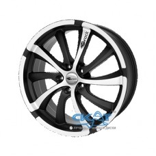 Brock B23 9,5x19 5x114,3 ET35 DIA72,6 (matt black full polished)