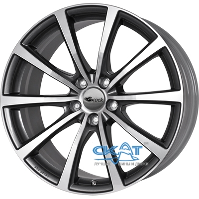 Brock B32 11x19 5x130 ET69 DIA71,6 (himalaya grey full polished)