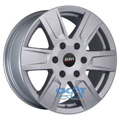 Disla Cyclone 7,5x17 6x139,7 ET40 DIA67,1 (silver)