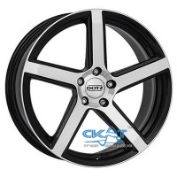 Dotz CP5 7x17 5x112 ET45 DIA70,1 (black polished)