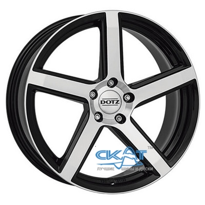 Dotz CP5 7x17 5x112 ET45 DIA70,1 (black polished)