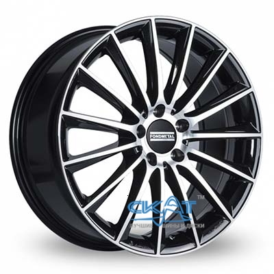 Fondmetal Aidon 8x19 5x112 ET38 DIA66,6 (gloss black machined)