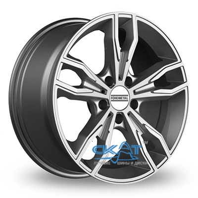 Fondmetal Alke 9x19 5x120 ET29 DIA72,6 (gloss black machined)