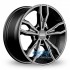 Fondmetal Alke 9x19 5x120 ET29 DIA72,6 (gloss black machined)
