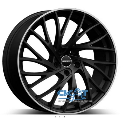 GMP Italia Enigma 8x18 5x112 ET45 DIA (black lip polished)