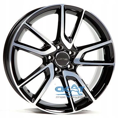 GMP Italia Hunter 9,5x19 5x112 ET35 DIA66,6 (black front polished)