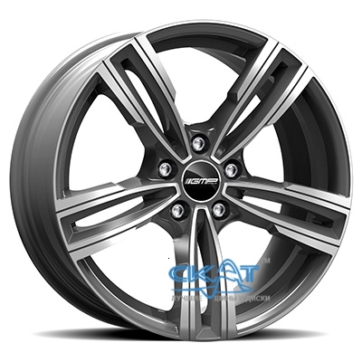 GMP Italia Reven 8,5x20 5x120 ET33 DIA72,6 (grey polished)