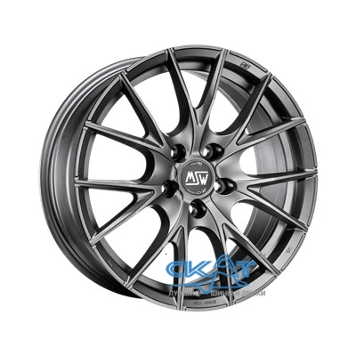 MSW 25 8x18 5x112 ET21 DIA66,6 (matt dark titanium full polished)
