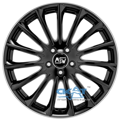 MSW 30 7,5x19 5x112 ET32 DIA73,1 (gloss black polished)