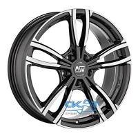 MSW 73 7,5x17 5x108 ET45 DIA (black polished)