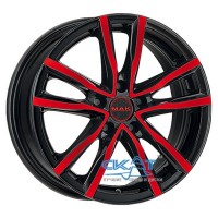 Mak Milano 7x17 4x100 ET35 DIA72 (black red)