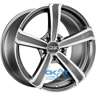 OZ Racing Montecarlo HLT 11,5x20 5x130 ET59 DIA71,6 (matt dark graphite+diamond cut)