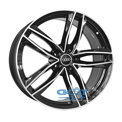 Replica Audi (A5228) 9x20 5x112 ET33 DIA66,6 (matt grey machined face)