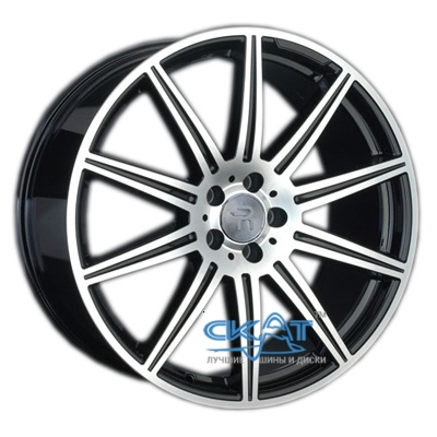 Replica Mercedes (MR120) 9x20 5x112 ET49 DIA66,6 (gloss black lip polished)