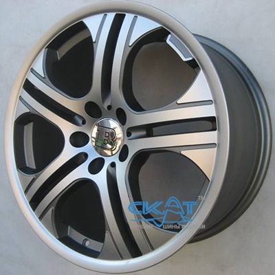 Replica Mercedes (MR563) 8x19 5x112 ET32 DIA66,6 (satin black lip polished)