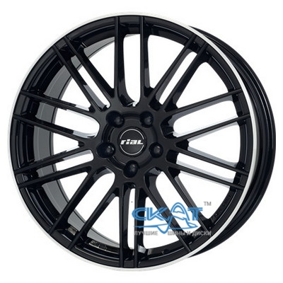 Rial Kibo 8x18 5x112 ET42 DIA70,1 (diamond black lip polished)
