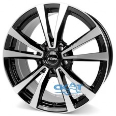 Rial M12 7,5x18 5x112 ET44 DIA66,6 (diamond black front polished)