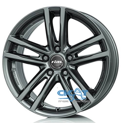 Rial X10 9x19 5x120 ET48 DIA74,1 (metal grey)