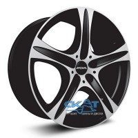 Ronal R55 9x19 5x127 ET48 DIA71,6 (matt black machined face)