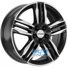 Ronal R58 10x22 5x120 ET45 DIA72,6 (black machined lip)