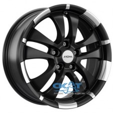 Ronal R59 7,5x17 5x112 ET48 DIA76 (jet black matt machined lip)