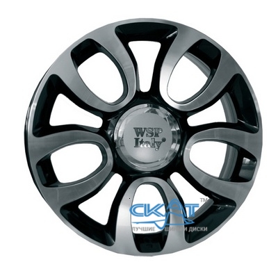 WSP Italy Fiat (W167) Ercolano 7x17 5x98 ET41 DIA58,1 (gloss black polished)
