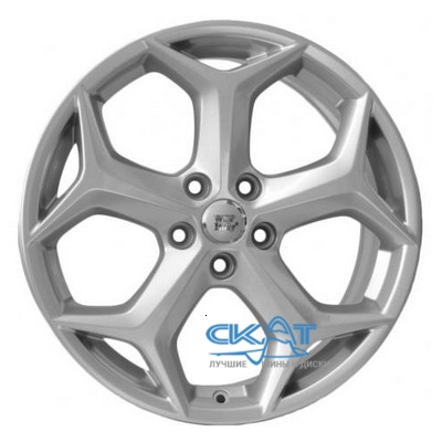 WSP Italy Ford (W957) New Delhi 7x17 5x108 ET50 DIA63,4 (silver shine)