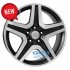WSP Italy Mercedes (W775) Miyagi 9,5x20 5x130 ET50 DIA84,1 (dull black full polished)