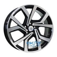 WSP Italy Volkswagen (W469) Giza 7,5x18 5x100 ET51 DIA57,1 (gloss black polished)