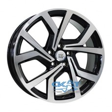 WSP Italy Volkswagen (W469) Giza 7,5x18 5x100 ET51 DIA57,1 (gloss black polished)