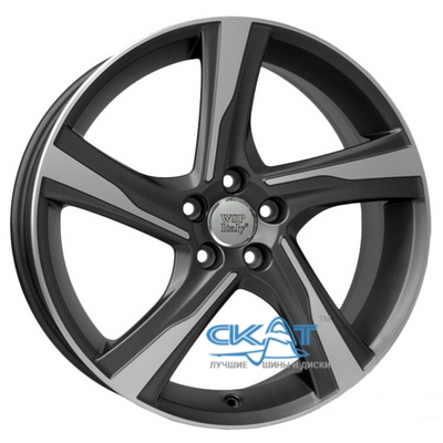WSP Italy Volvo (W1258) Napoli 7,5x18 5x108 ET52,5 DIA63,4 (matt gun metal polished)